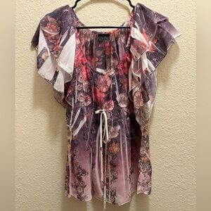 Rue 21 Y2K fairy core floral top size small